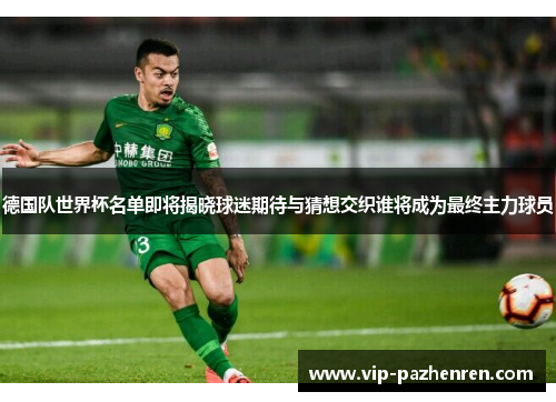 德国队世界杯名单即将揭晓球迷期待与猜想交织谁将成为最终主力球员